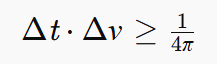脉冲宽度(Δt)与频谱宽度(Δν)的关系 脉冲宽度(Δt)与频谱宽度(Δν)的关系